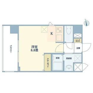 ラナップスクエア京都鴨川【3階】の間取り