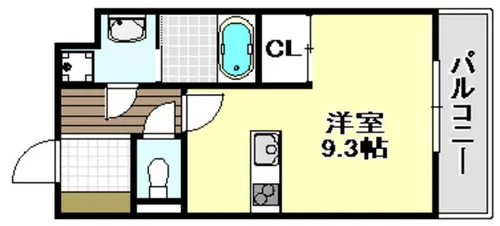 パロス茨木中穂積【2階】の間取り