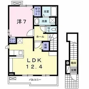 サンレジデンス【2階】の間取り
