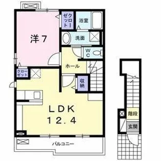 サンレジデンス【2階】の間取り
