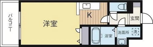 アクアシティ博多サウスステーション【8階】の間取り
