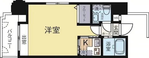 エステートモア平尾パージュ【13階】の間取り