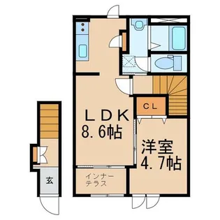 Grand villa 碧【2階】の間取り