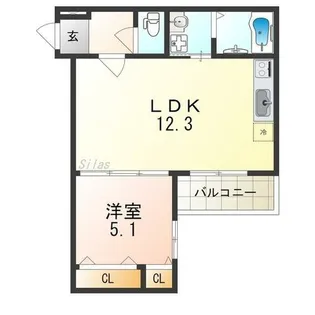 サン・ルーチェ【2階】の間取り