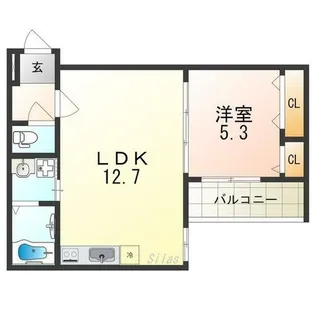 サン・ルーチェ【3階】の間取り