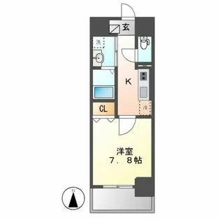 リヴシティ浅間町【12階】の間取り