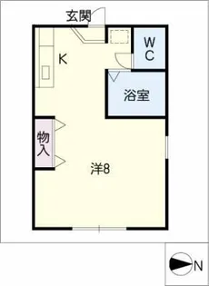 ヴィラ天満【3階】の間取り