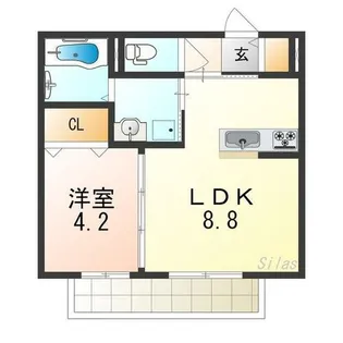 Casa Domani【1階】の間取り