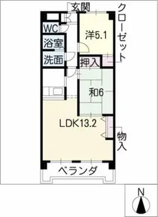 サン・グレードハイツ【3階】の間取り
