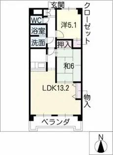 サン・グレードハイツ【3階】の間取り