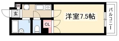 タウンライフ星ヶ丘【3D号室】の間取り