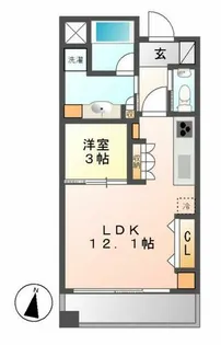 AREX丸の内(アーレックス丸の内)【1102号室】の間取り