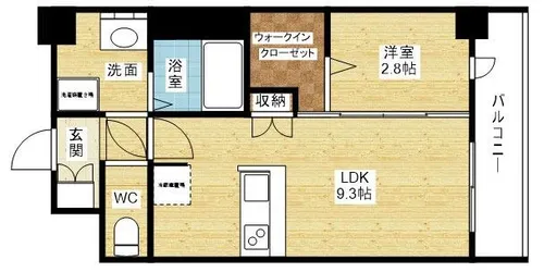 セレニテ新大阪プリエ【4階】の間取り