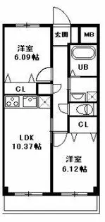 マンションリモーネ【3階】の間取り