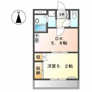 フェリシア【1階】の間取り