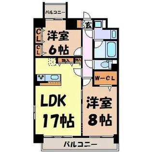 アルテミス【7階】の間取り