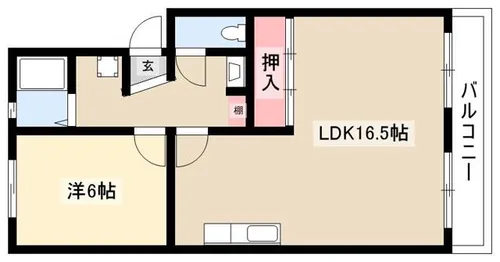 ピアネーズ上社 2号棟【3階】の間取り