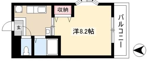 スカイコート本郷【302号室】の間取り