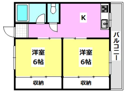 玉木ビル【306号室】の間取り