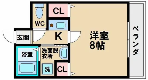 フロラシオン【2階】の間取り