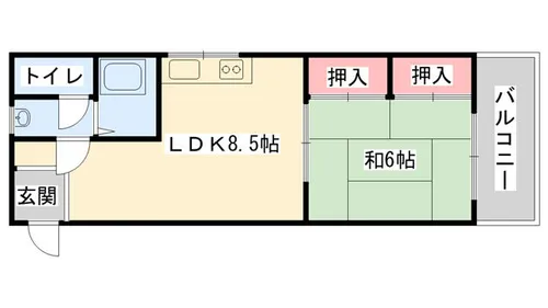 清水マンション第2【301号室】の間取り