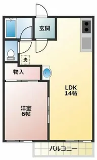 愛知県豊橋市芦原町字芦原【アパート】の間取り