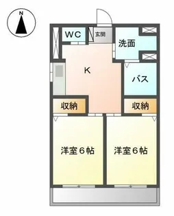 グランフィール【2階】の間取り