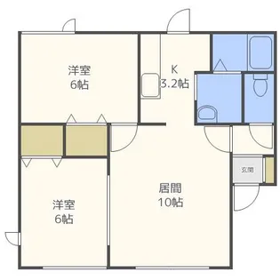 オリエントコートK【2階】の間取り