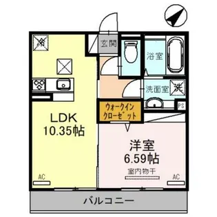 プルメリア【2階】の間取り