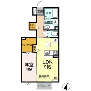 NOBLE【1階】の間取り