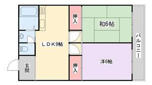 第1八幸マンション【301号室】の間取り