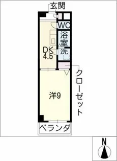 アヴニール新山【3階】の間取り