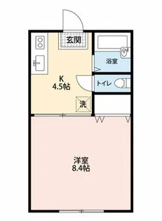 フレアパーク【102号室】の間取り