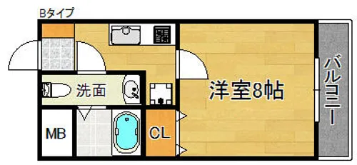 FDS住吉公園【4階】の間取り