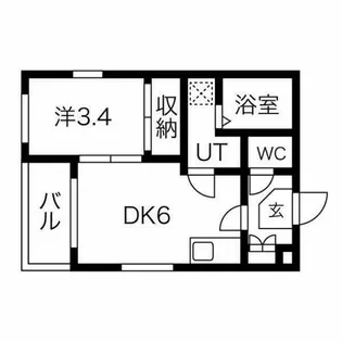 BRIX児玉浄心【1階】の間取り