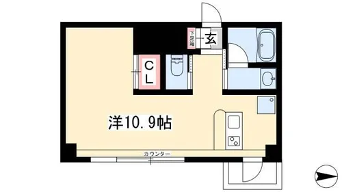 KDXレジデンス東桜Ⅰ【1707号室】の間取り
