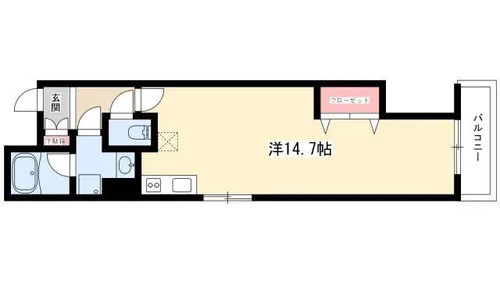 LIVEMAX MOON【5階】の間取り