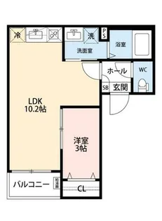 GRANDBLUE haruta Ⅰ【1階】の間取り