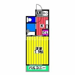 サウスロック博多【503号室】の間取り