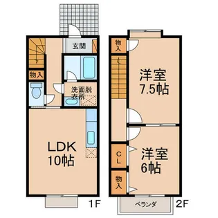 Branche香【1階】の間取り