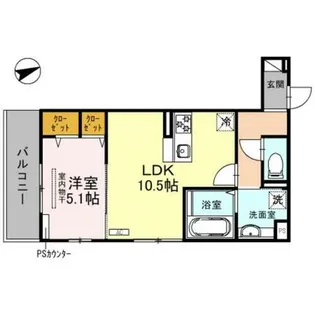 アガサ【2階】の間取り