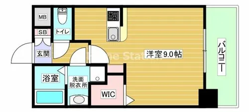 大阪府大阪市北区大淀中3丁目【マンション】の間取り