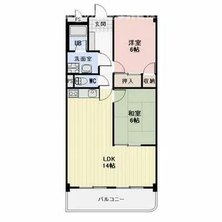 La riviere【1階】の間取り