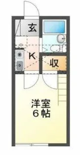 ウイングコート東小池 A【102号室】の間取り