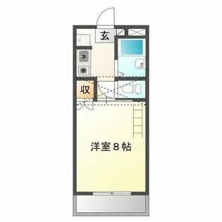 グリーンヒル9【202号室】の間取り