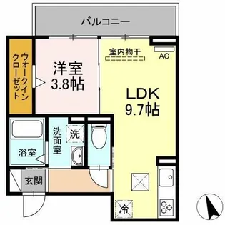 アエルビーレ【3階】の間取り