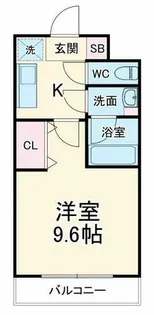ARTISTA円町ドゥーエ【2階】の間取り