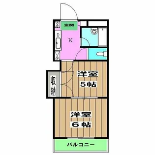 プリマベーラ西京極【5階】の間取り
