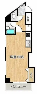 タツノビル【506号室】の間取り