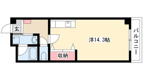 スリーアローズ中小田井【2階】の間取り